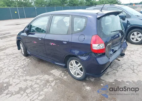 2008 Honda Fit Sport z USA, uszkodzony, nr VIN JHMGD38648S064425